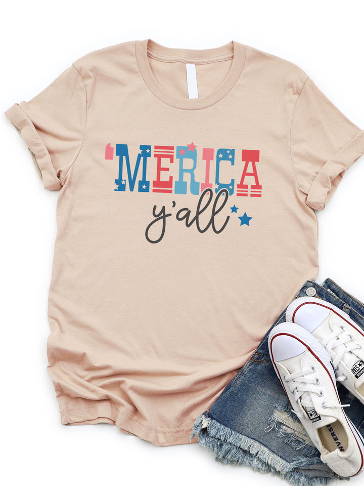 'Merica Y'all Graphic Tee