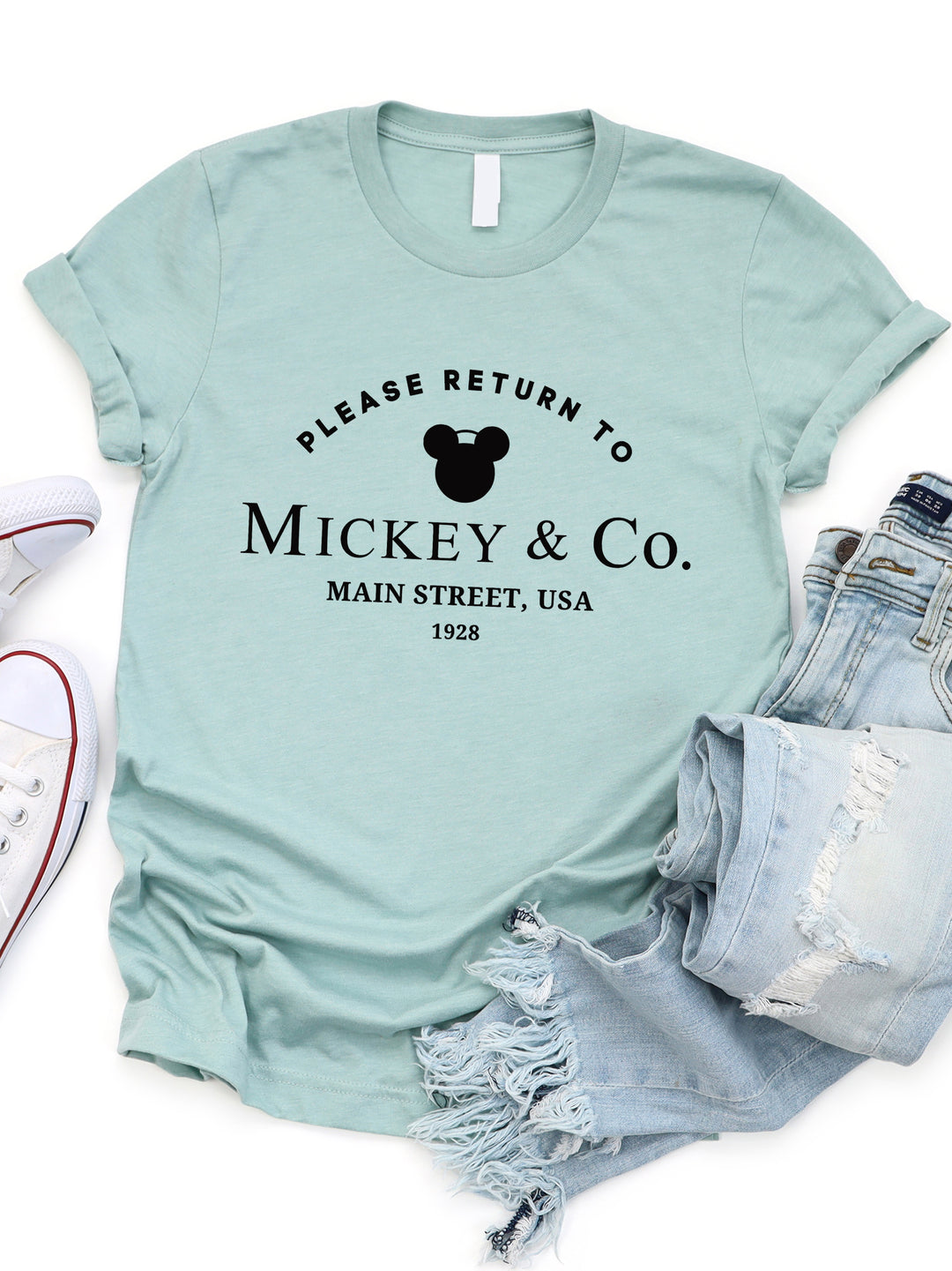 Please Return To Mickey & Co. Graphic Tee