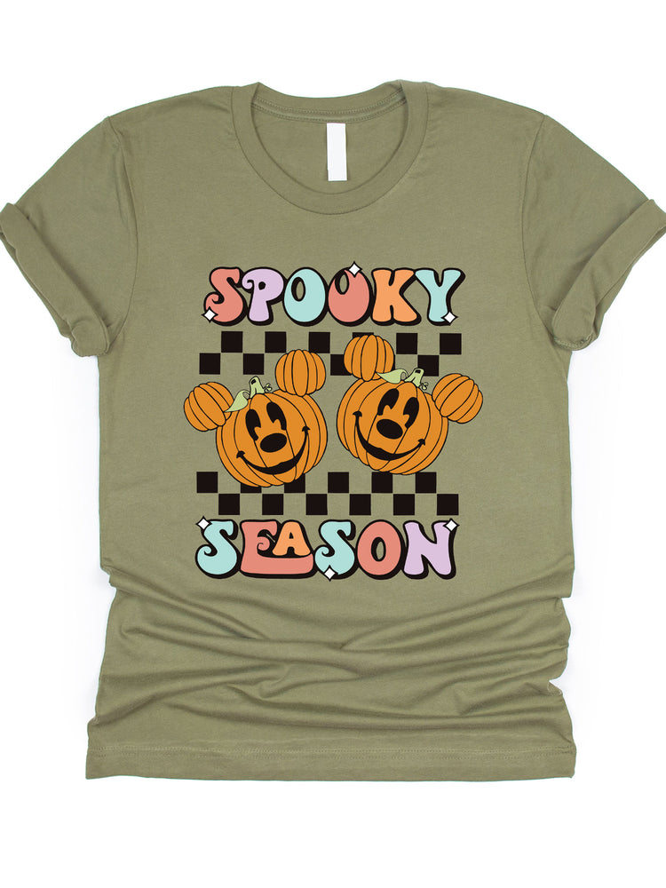 Spooky Season Mouse Ear Pumpkin Graphic Tee
