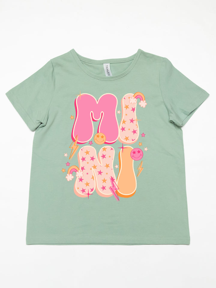 Mini (Smiley Face/Stars) Kids Graphic Tee