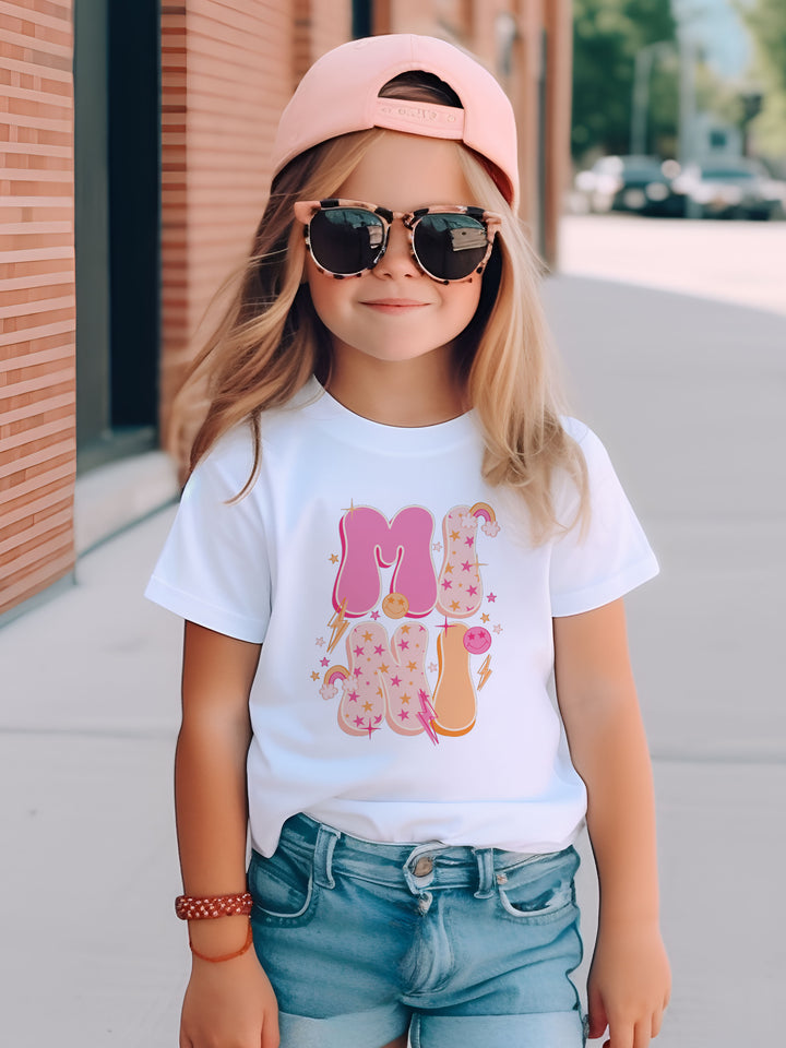 Mini (Smiley Face/Stars) Kids Graphic Tee