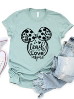 Minnie Teach Love Inspire Graphic Tee