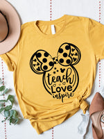 Minnie Teach Love Inspire Graphic Tee