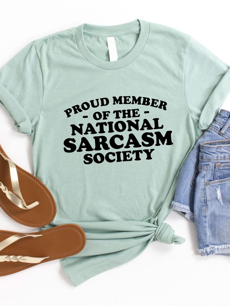 National Sarcasm Society Graphic Tee
