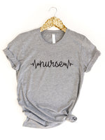 Nurse Heartbeat Graphic Tee