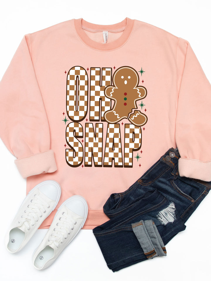 Oh Snap Gingerbread Graphic Sweatshirt