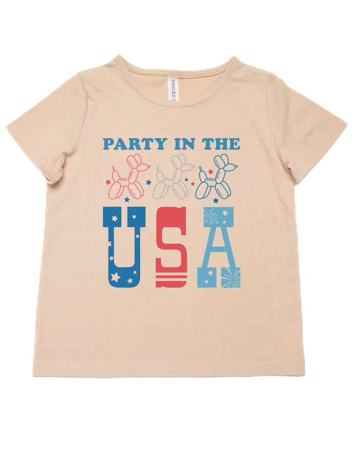 Party In The USA Kids Graphic Tee