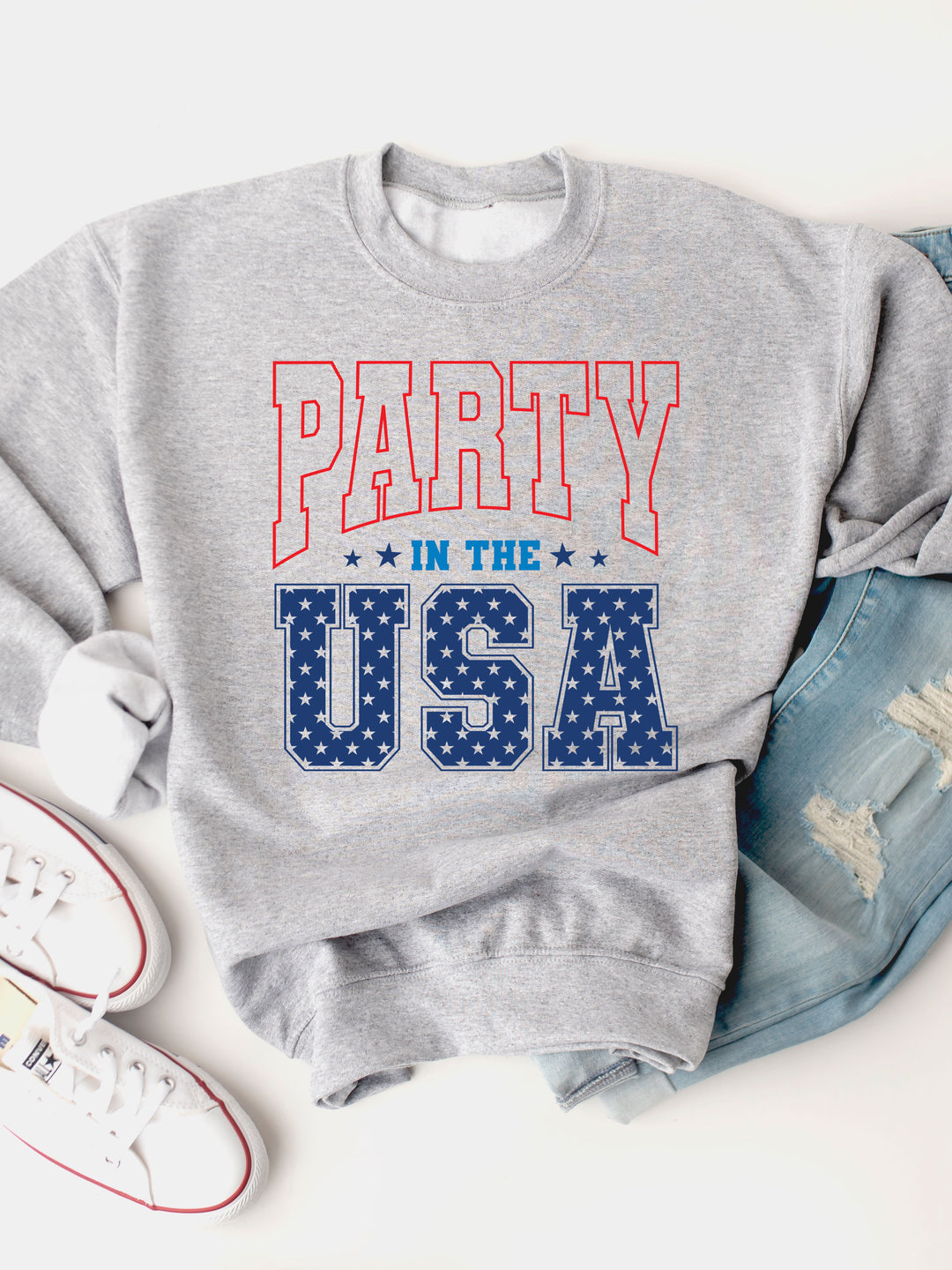 Party in the USA Graphic Sweatshirt