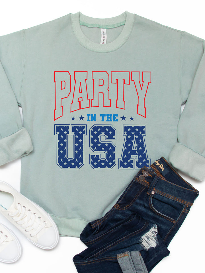 Party in the USA Graphic Sweatshirt