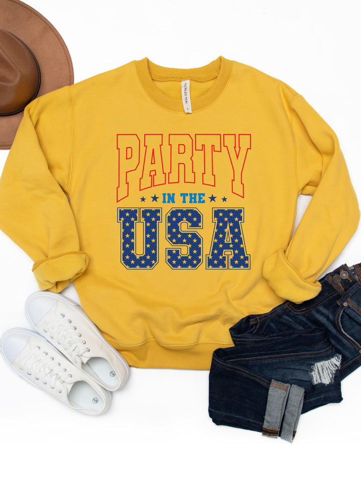 Party in the USA Graphic Sweatshirt