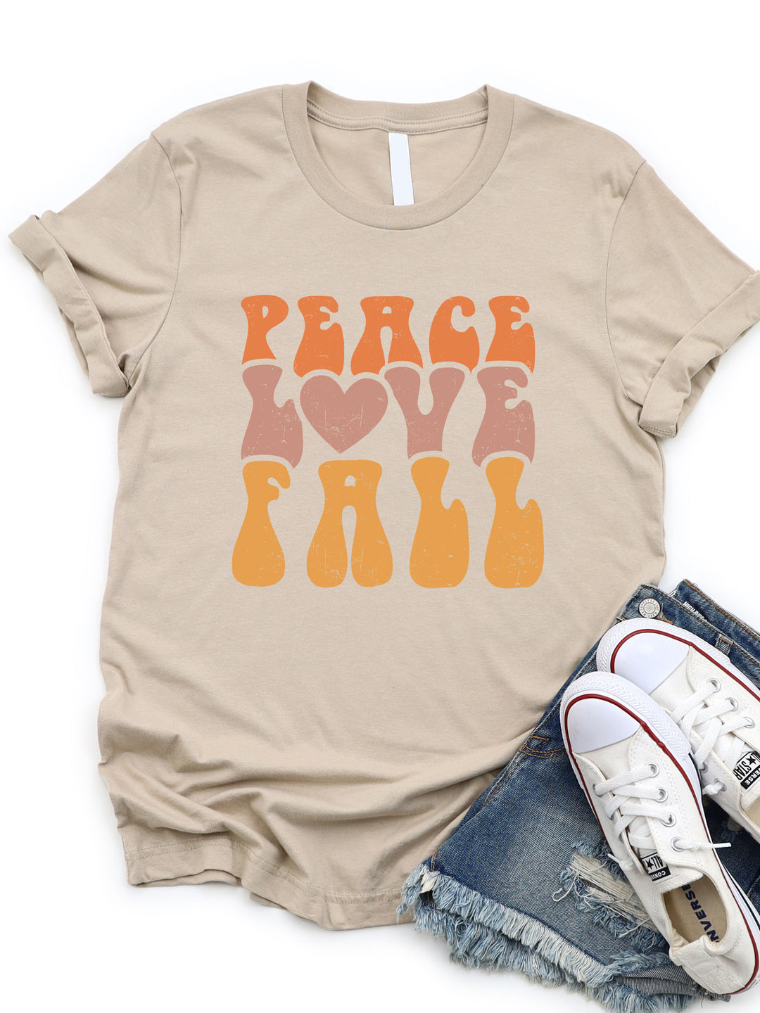 Peace Love Fall Graphic Tee