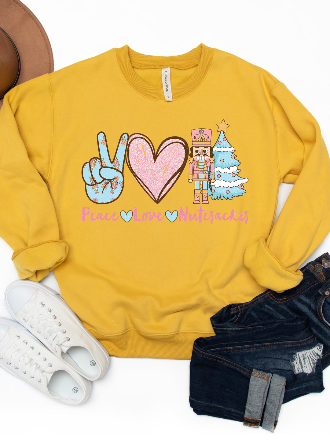 Peace, Love, Nutcracker - Graphic Sweatshirt
