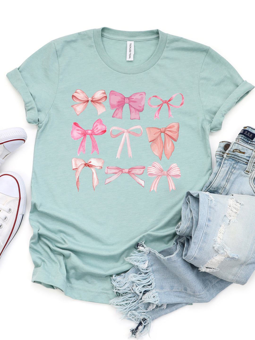 Pink Bows Graphic Tee
