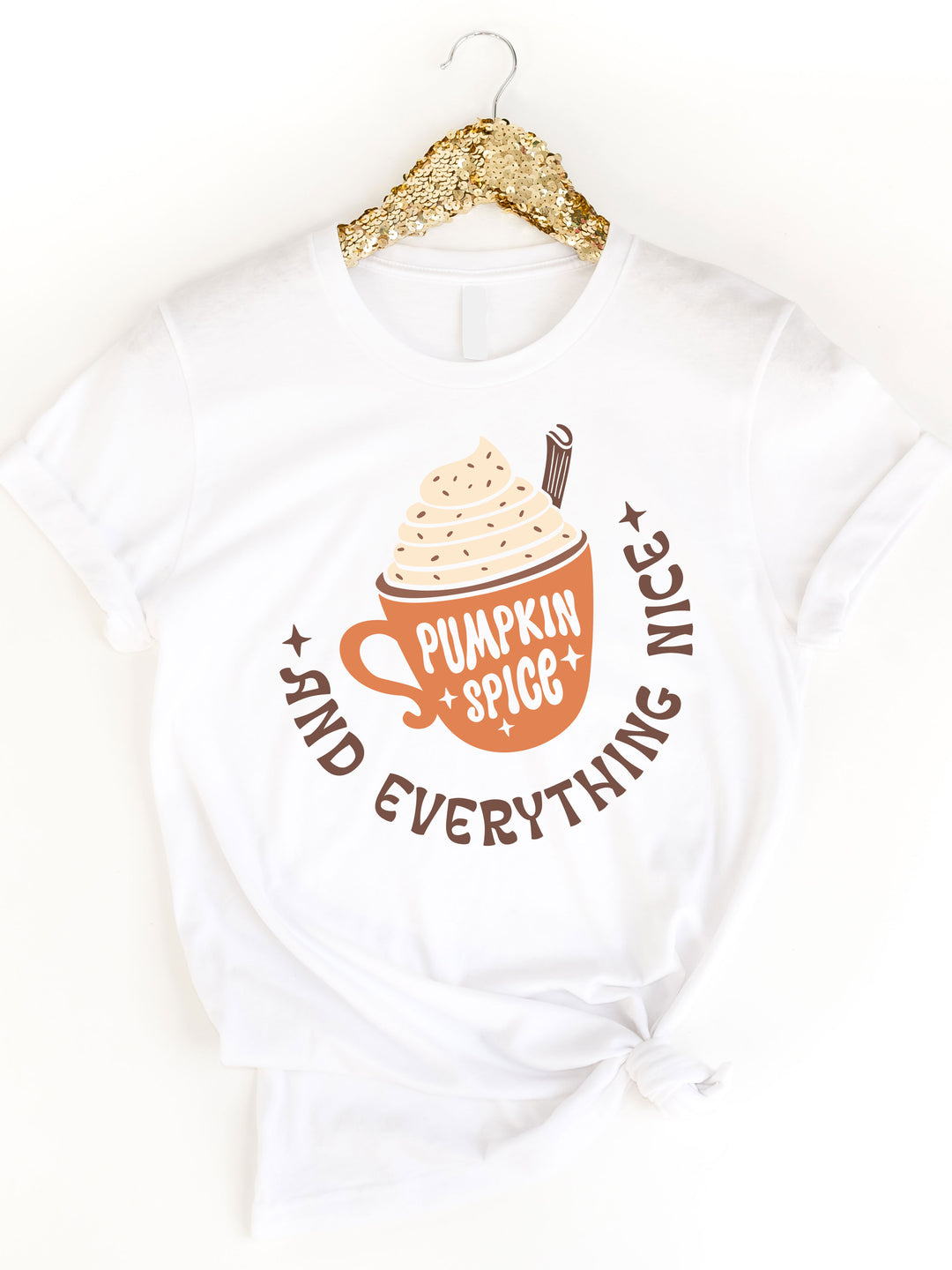 Pumpkin Spice & Everything Nice Latte Graphic Tee