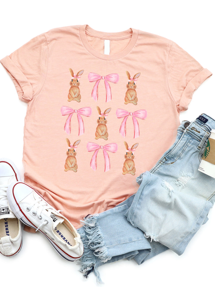 Bunnies and Bows Graphic Tee