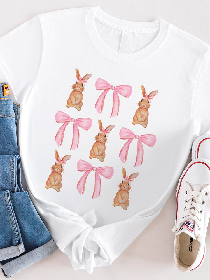 Bunnies and Bows Graphic Tee