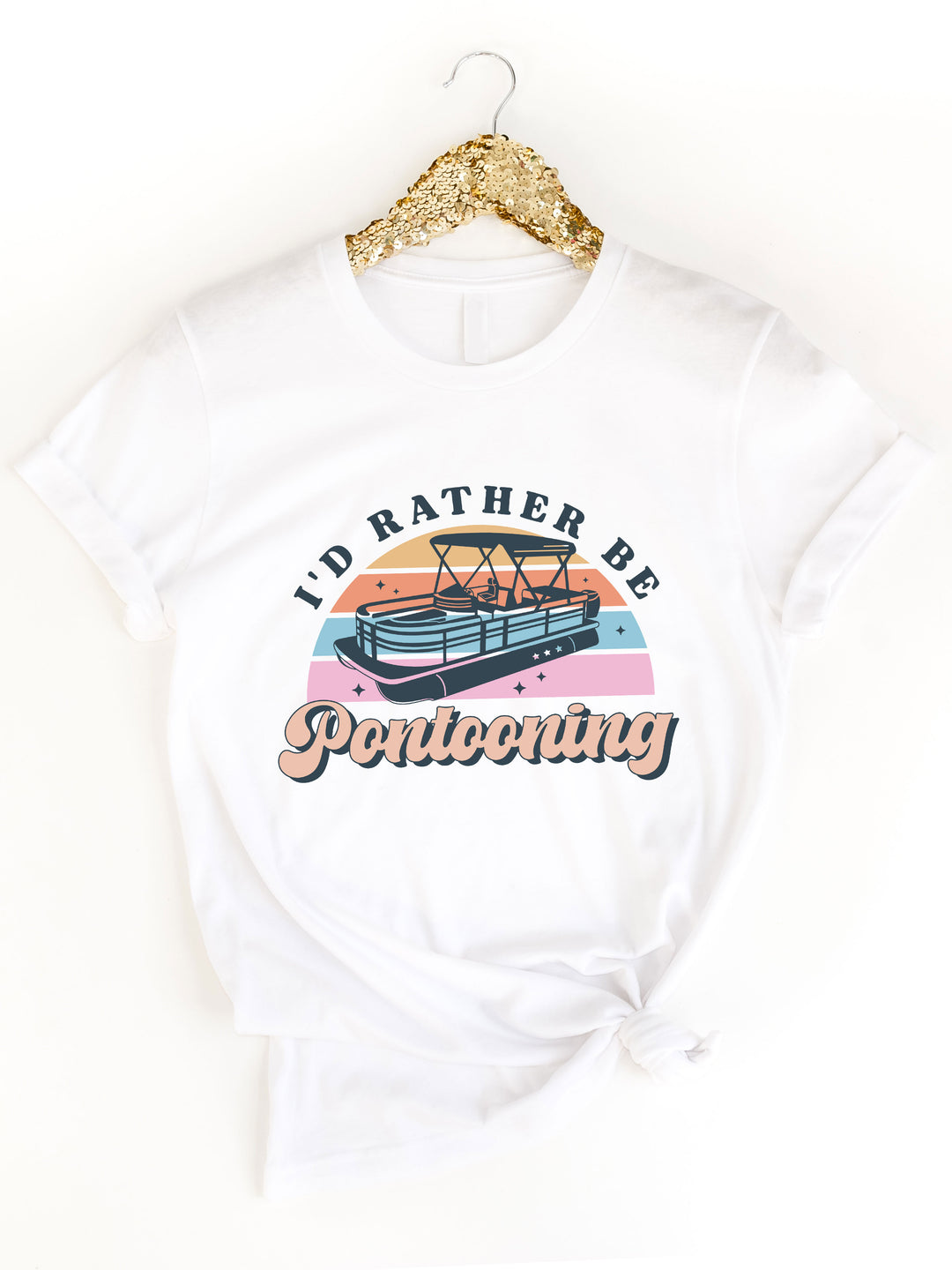 I'd Rather be Pontooning Graphic Tee