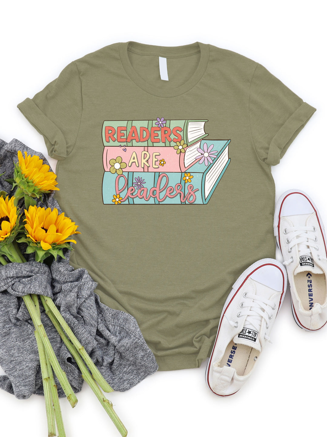 Readers Are Leaders Graphic Tee