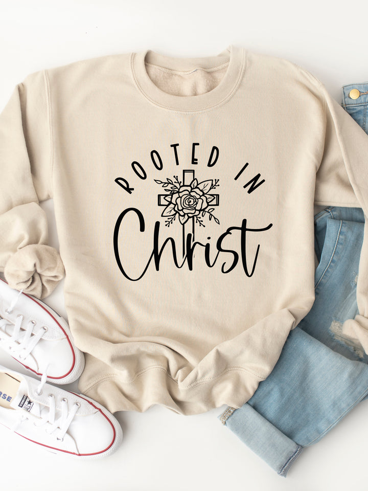 Rooted In Christ Graphic Sweatshirt