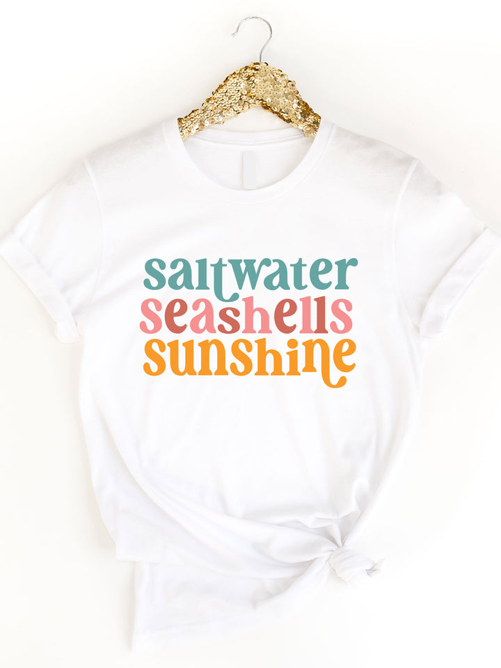 Saltwater Seashells Sunshine Graphic Tee