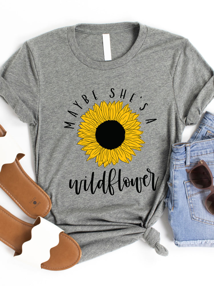 Maybe She's a Wildflower Graphic Tee