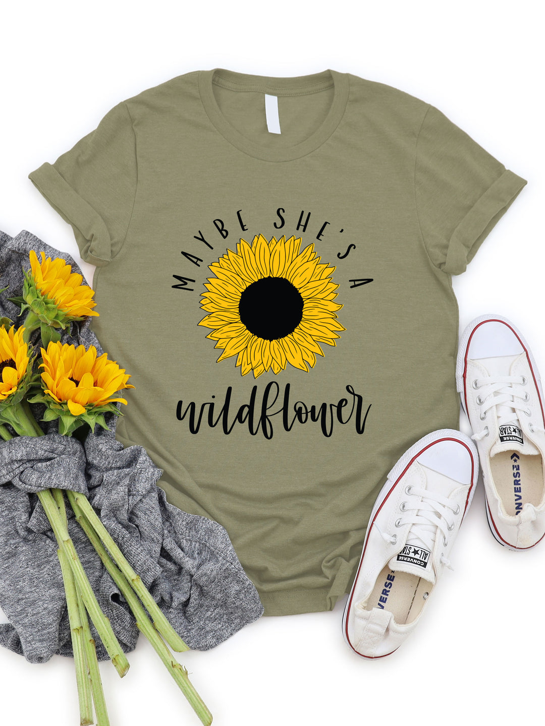 Maybe She's a Wildflower Graphic Tee