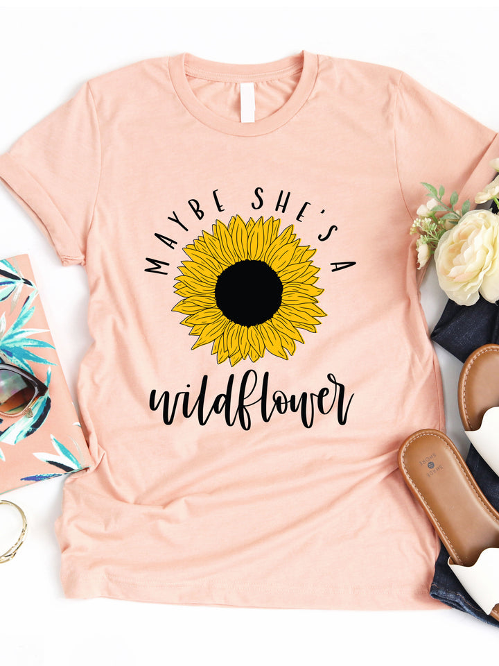 Maybe She's a Wildflower Graphic Tee