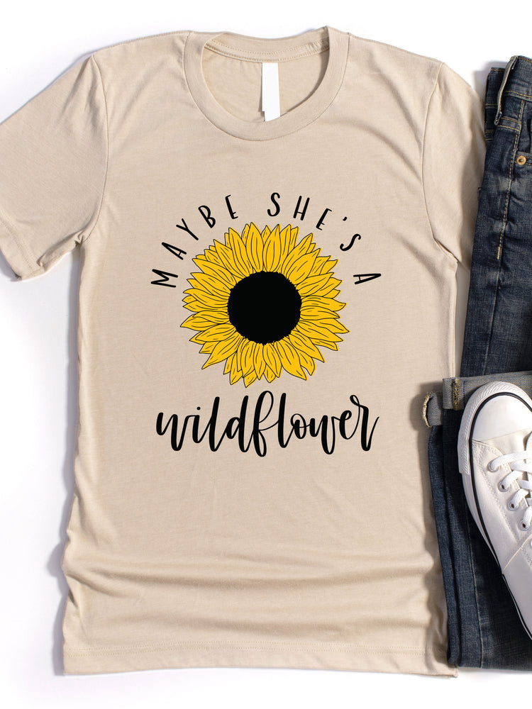 Maybe She's a Wildflower Graphic Tee