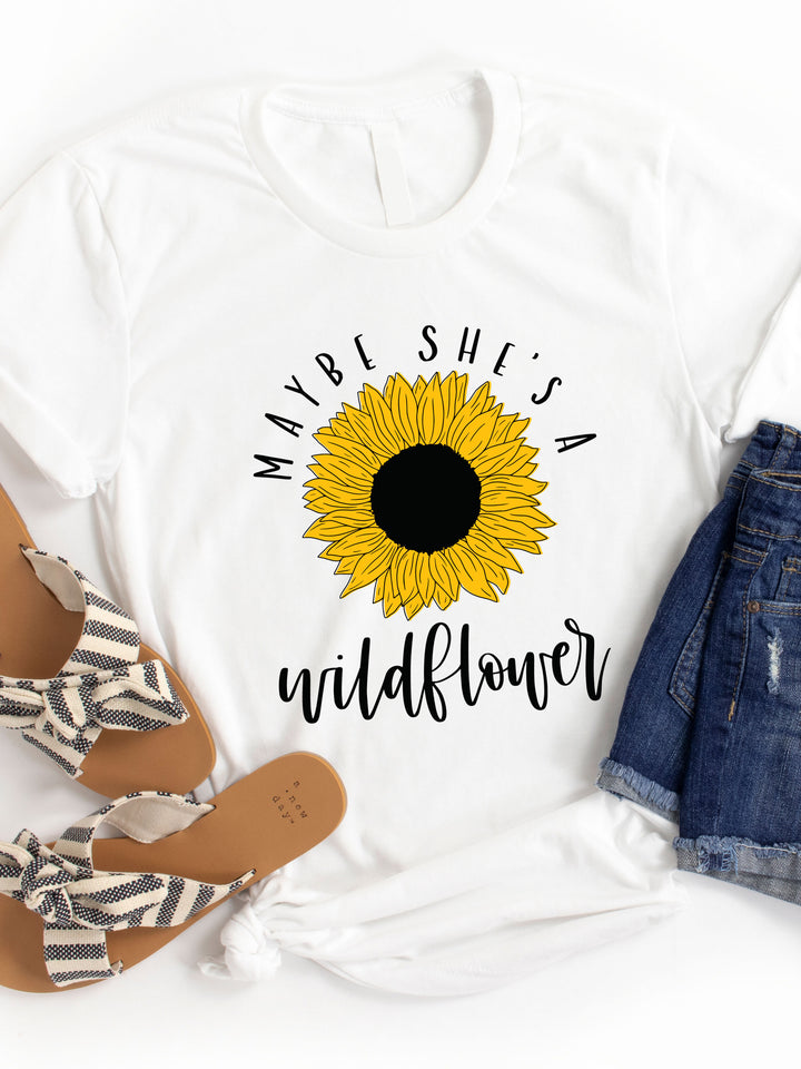 Maybe She's a Wildflower Graphic Tee