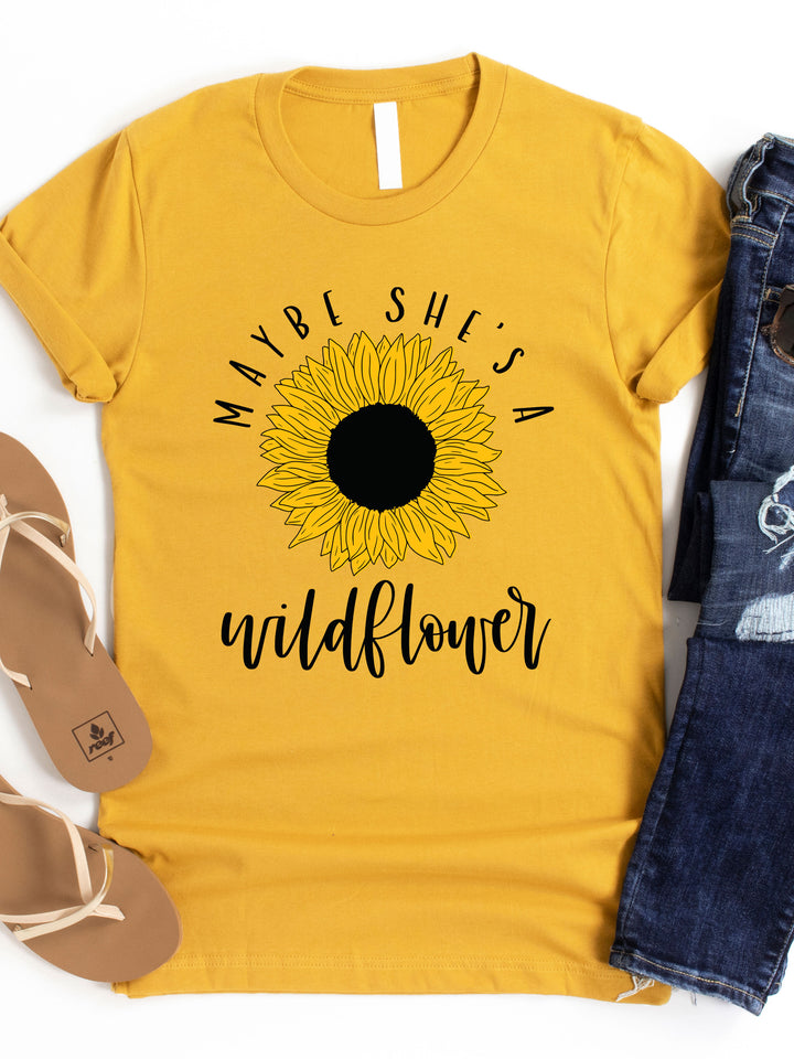 Maybe She's a Wildflower Graphic Tee