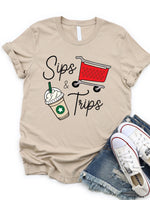 Sips & Trips Graphic Tee