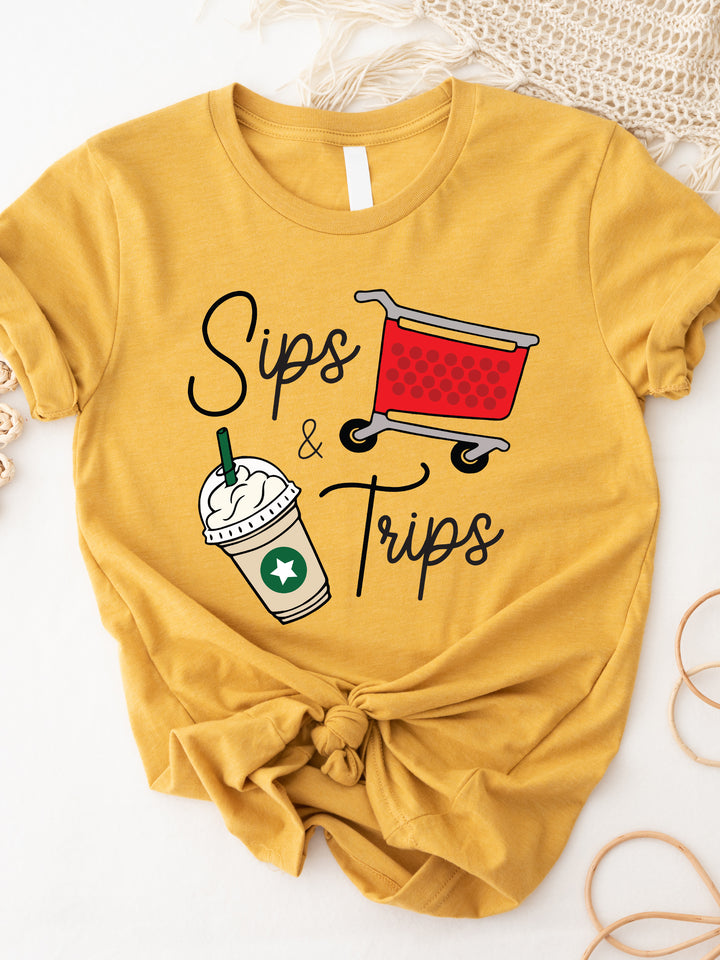 Sips & Trips Graphic Tee