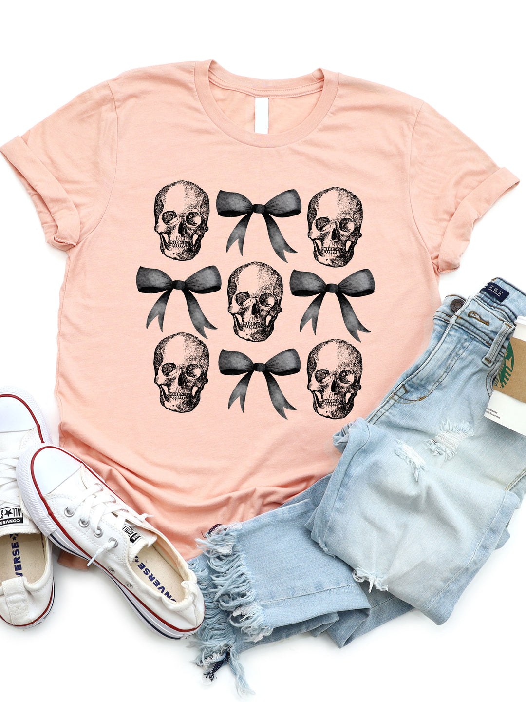 Skulls  and Bows Graphic Tee