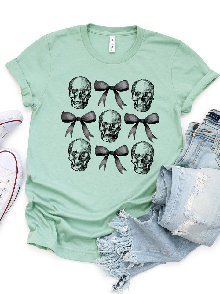 Skulls  and Bows Graphic Tee