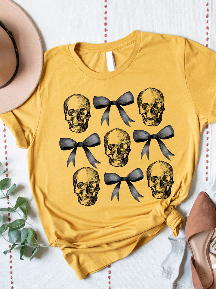 Skulls  and Bows Graphic Tee