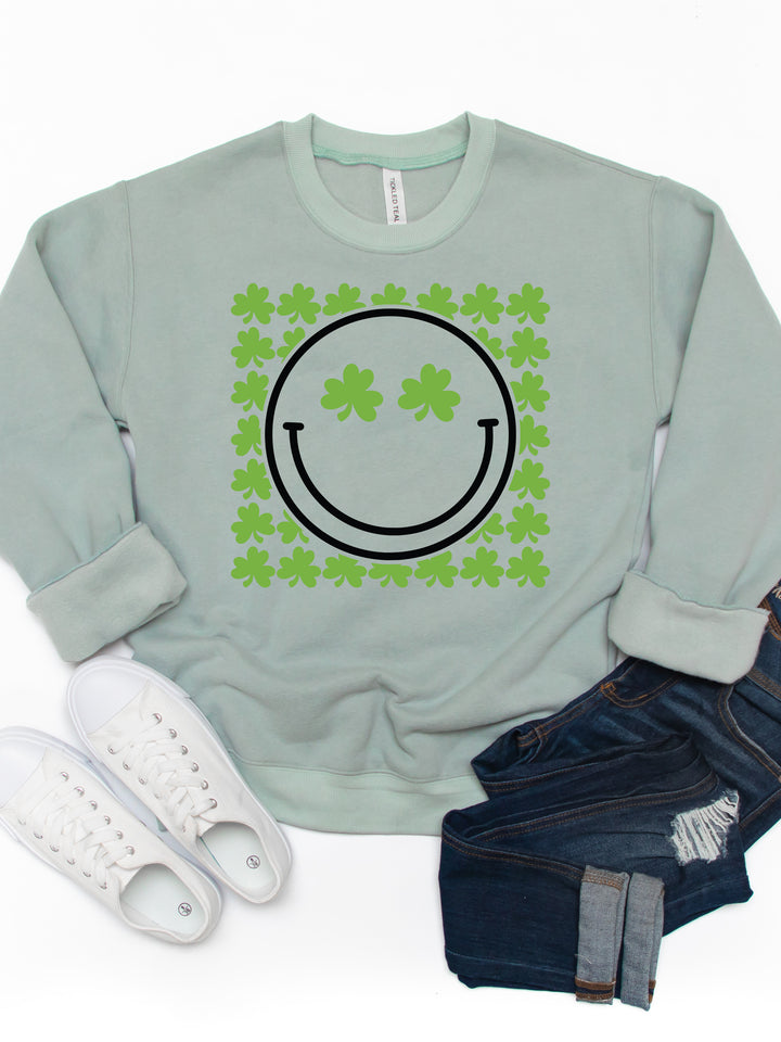 Clover Smiley - Graphic Sweatshirt