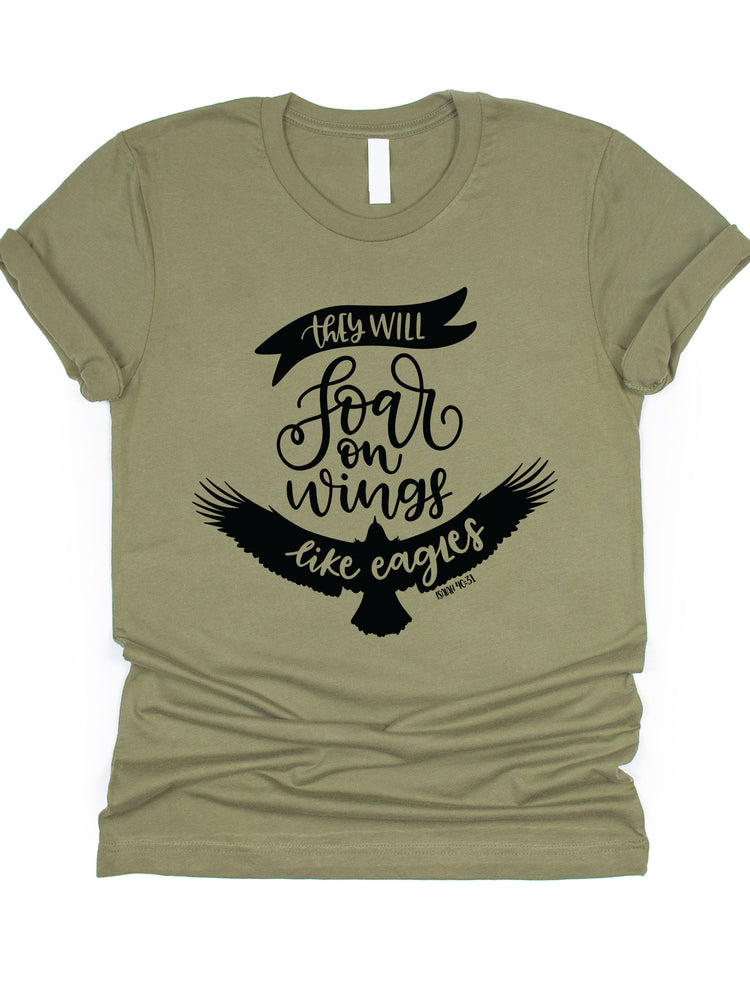 Soar Like Eagles V-Neck Tee