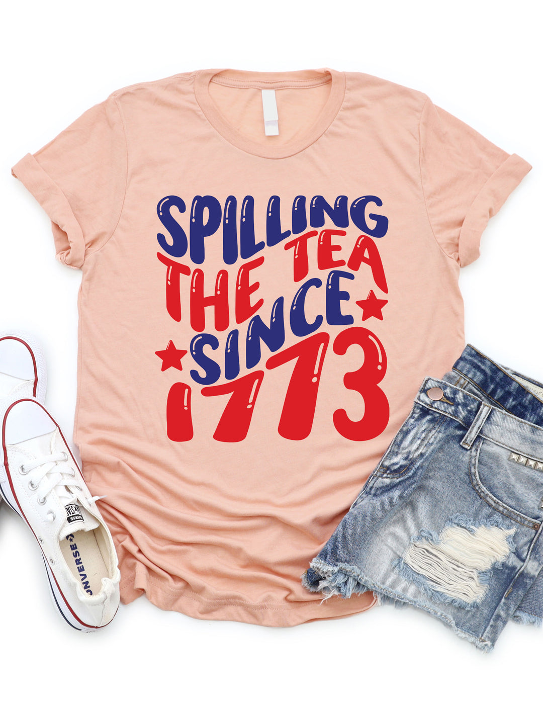 Spilling The Tea Since 1773 Graphic Tee