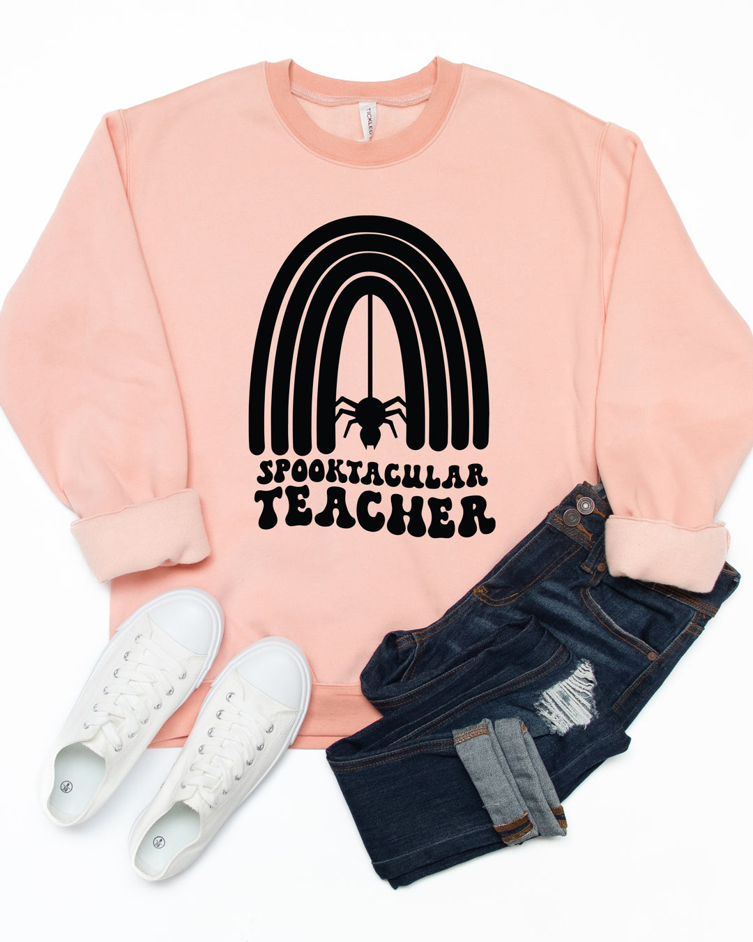 Spooktacular Teacher Graphic Sweatshirt