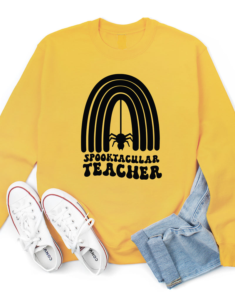 Spooktacular Teacher Graphic Sweatshirt