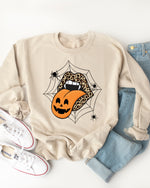 Spooky Tongue Graphic Sweatshirt