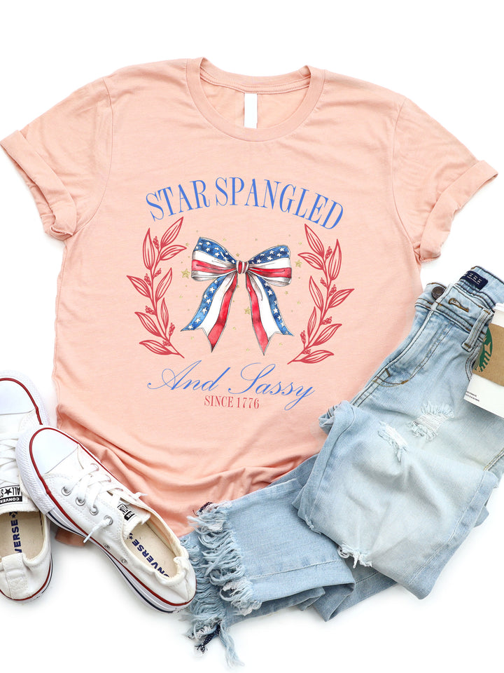 Star Spangled and Sassy Patriotic Graphic Tee