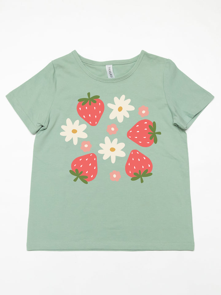 Strawberry Daisy Kids Graphic Tee