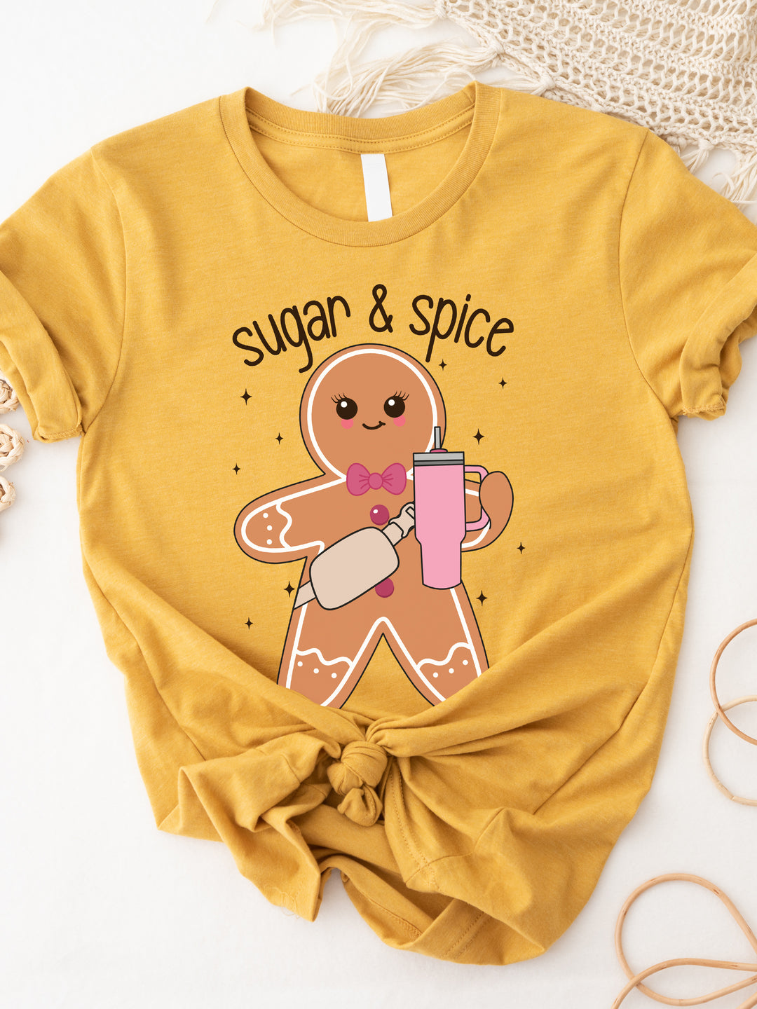 Sugar & Spice Boujee Gingerbread Graphic Tee