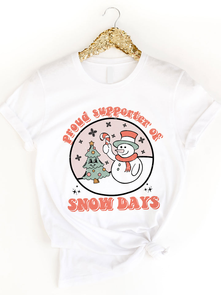 Proud Supporter Of Snow Days Graphic Tee