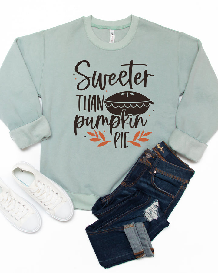 Sweeter Than Pumpkin Pie Graphic Sweatshirt