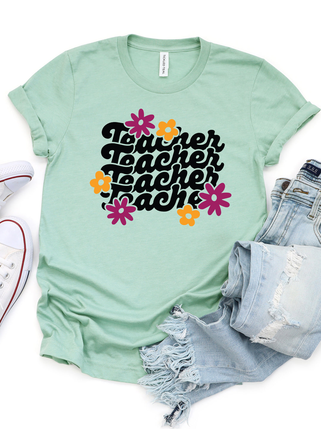 Teacher Daisy Graphic Tee