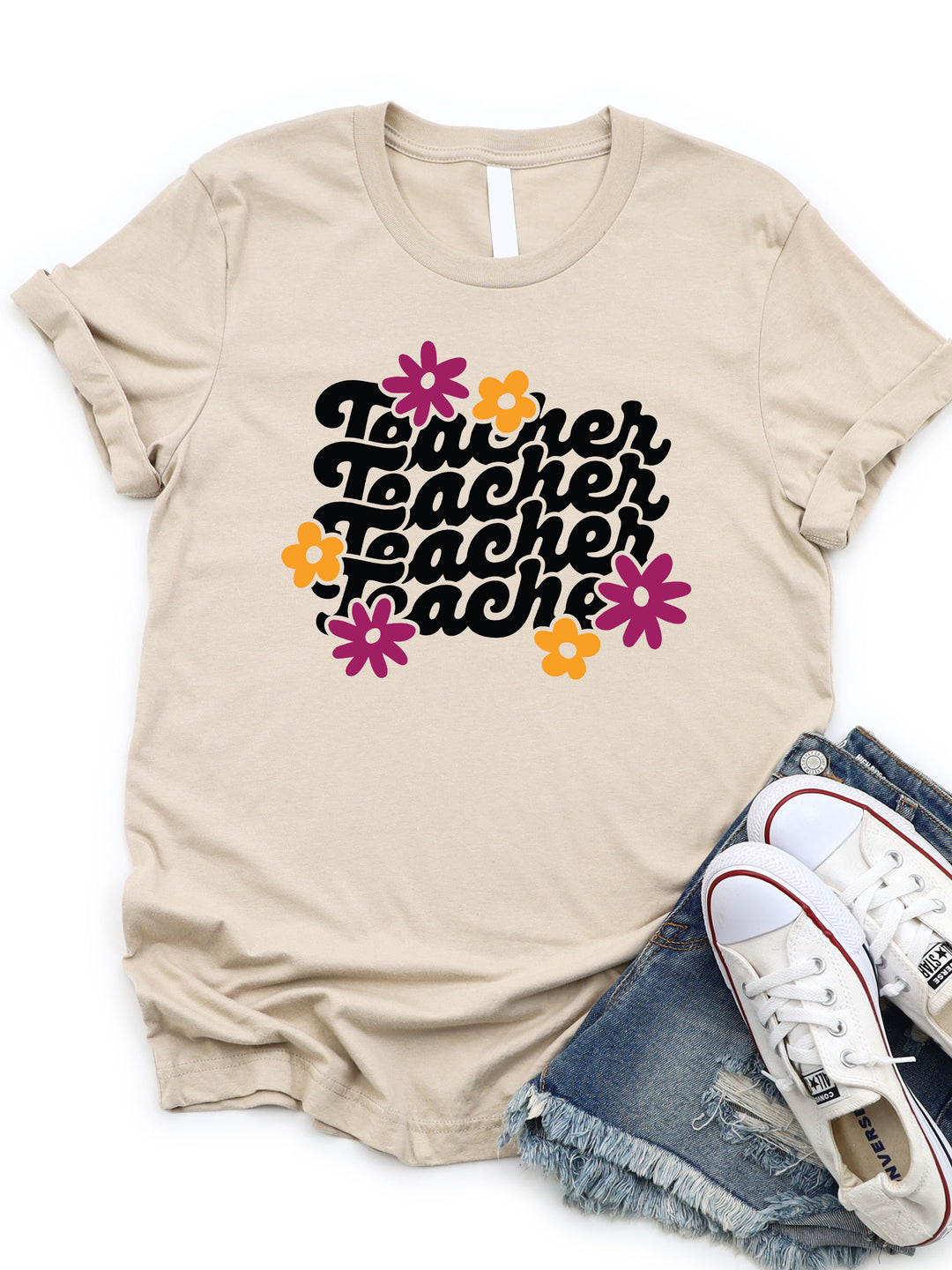 Teacher Daisy Graphic Tee