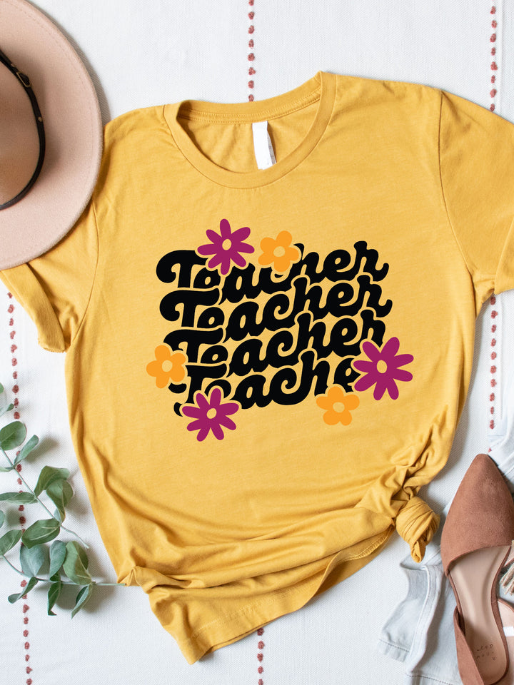 Teacher Daisy Graphic Tee