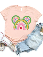 Teacher Minnie Mouse Rainbow Graphic Tee